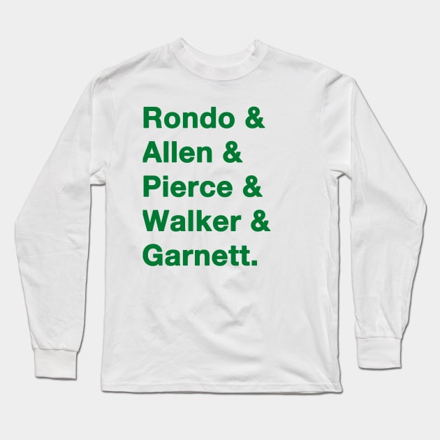 2000's Celtics Green Long Sleeve T-Shirt by IdenticalExposure